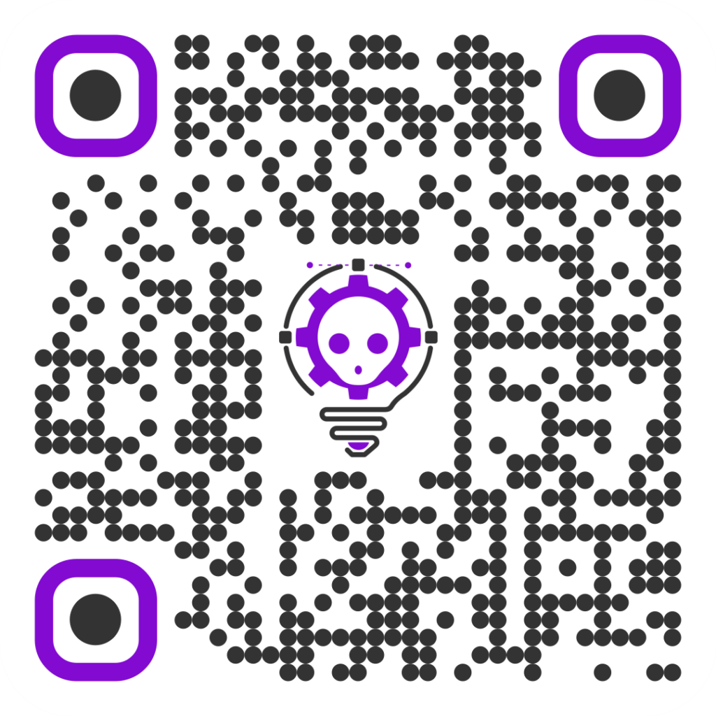 qr code que leva as pessoas para avaliarem a agência BOO Design no Google