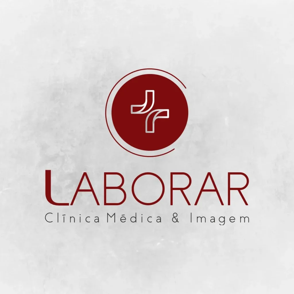 Logo da Laborar Clínica Médica e Imagem de Contagem